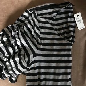 Lane Bryant - Gray and Black Striped Dress. 18/20